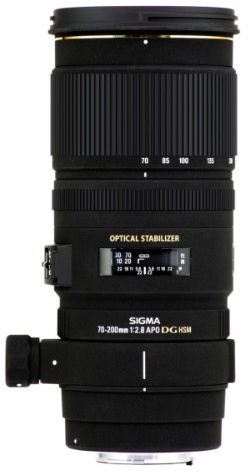 Sigma 70-200 mm F2,8 EX DG OS HSM-Objektiv (77 mm Filtergewinde) für Nikon Objektivbajonett