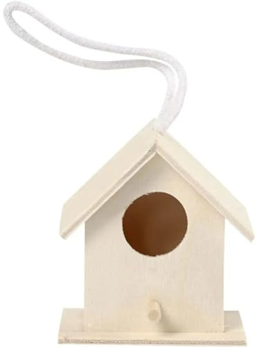 Creativ - Mini casetta per gli uccelli, in legno di pioppo