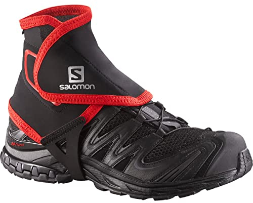 Salomon Trail Gaiters High Unisex Gaiters,Trail Running Hiking, Ease of Use, Durability, and Protection