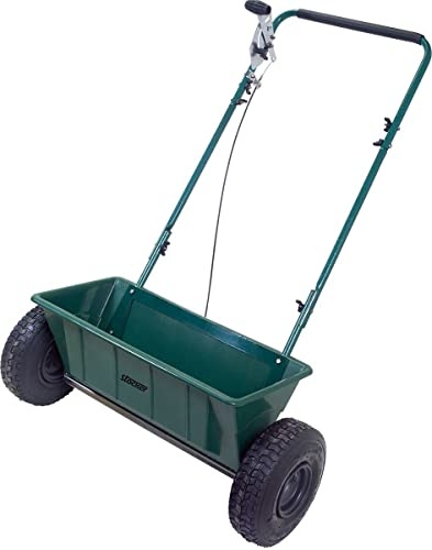 Stocker - Carro profesional esparcidor de abono para jardín, 27 kg