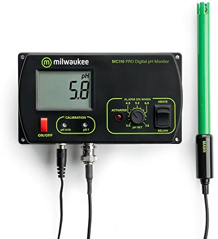 Milwaukee Instruments MIMC110 pH Monitor/Hi-Lo User Select Alarm