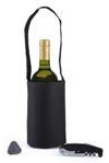 Koala 6442NN01 - Set Bolsa enfriadora de Vino, tapón dosificador antigoteo y sacacorchos, Color Amarillo