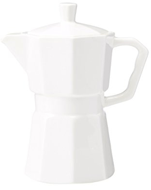 Seletti – Percolateur à café, en Porcelaine, Blanc, 15,5 x 15,5 x 10 x 17,5 cm