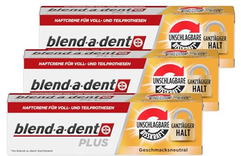 Blend-a-dent Super-Haftcreme Duo KRAFT, 3er Pack (3 x 40 g)