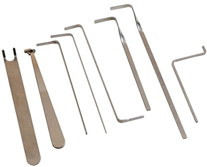 Dietrich Set Profi Schloss Spanner Set 8-teilig Original Multipick ® Elite Lockpicking Zubehör