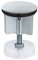 Wenko 21109100 eccentrico tappo cromato, tappo per lavabo, 38,5 mm