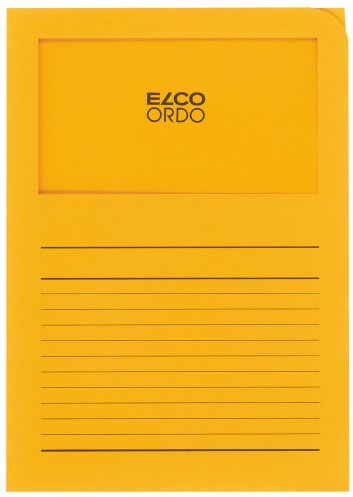Elco 29489.42 Ordo Organisationsmappe Classico, 220 x 310 mm, 120 g, goldgelb