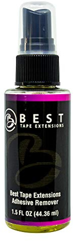 BEST TAPE EXTENSIONS ADHESIVE REMOVER – C22 Citrus Solvent for Hair Extensions, Wigs, Toupees – Tape in Remover, Glue Remover for Scalp, Lace, Skin – 1.5oz Spray Bottle