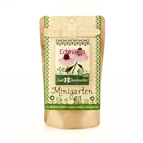 Die Stadtgärtner Minigarten Echinacea | Komplettes Pflanzset für den Scheinsonnenhut | Die purpurne Schönheit für Garten und Balkon