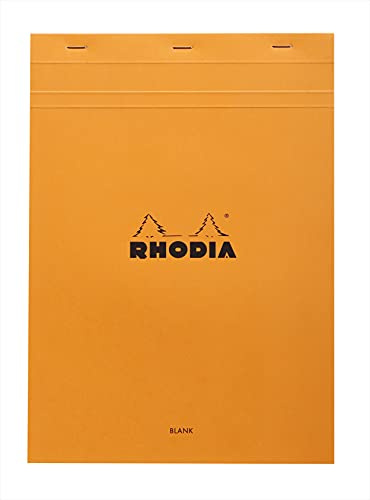 Rhodia 18000C Notizblock N.18 A4 80 Blatt blanko Orange