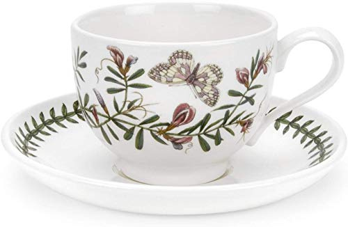 Portmeirion Botanic Garden Colazione Tazza & Piattino Tradizionale Comune Wicke