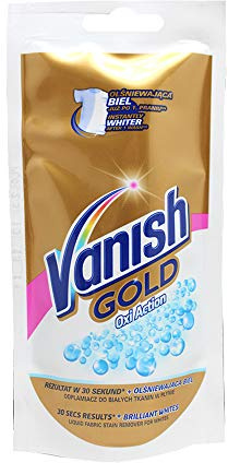 Vanish Oxi Action Flüssigwaschmittel, Fleckenentferner, Gold für Weiß, 100 ml