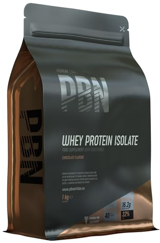 PBN - Premium Body Nutrition - Whey-Isolate Protein Powder, 1kg, Chocolate - 33 Servings