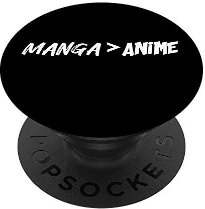 Manga Anime Text Design Cool Characters Otaku Cosplay Gift PopSockets PopGrip: Swappable Grip for Phones & Tablets