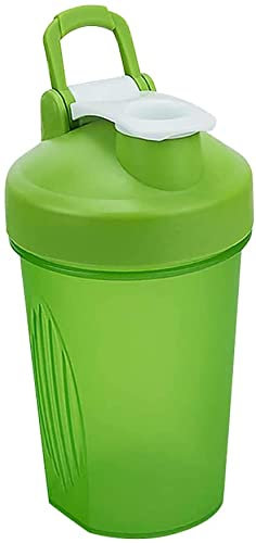 Bprtcra Protein Shaker Flasche Sport Trinkflasche für Proteinshake, 400 ml auslaufsicher, Wasserflasche Eiweiß Shaker BPA-frei Gym Fitness Workout Becher, Type A
