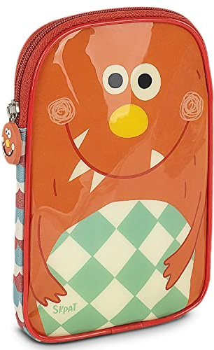 SKPAT - Borsa Termica per Bambini - Porta Pranzo per Scuola - Zaino Termico Resistente - Grande Porta Pranzo Termico, Borsa Frigo Piccola, Rosso