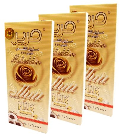 Harir Sweet Packets Sugaring Sugar Wax Hair Removal 100% Natural Paste for Bikini, Legs, Arms, Back And Face Body Hair Remove 3 Packs X 100 Gm