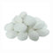 Canirologas Ciottoli in ceramica per camino, 24 pezzi, ciottoli di lava rotondi, tronchi a gas, per caminetti e bracieri interni ed esterni, pietre decorative (bianco)