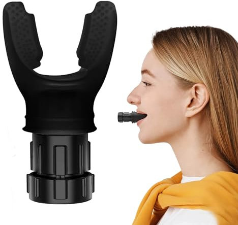 EULAPGOE Breathing Exerciser Trainer,Deep Breathing Lung Exerciser Device, Adjusts Resistance to Improve Lung Capacity