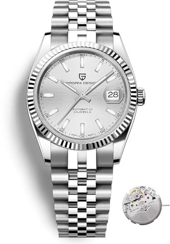 Pagani Design PD1645 Herrenuhr 42MM Herren Automatikuhr Japan Automatikwerk 100M Wasserdicht, Edelstahl, Saphirspiegel, Sport Business Uhr.