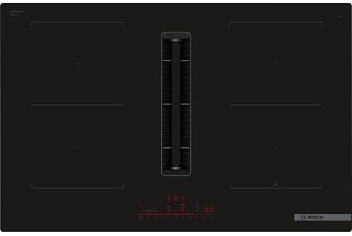 Table induction Aspirante - BOSCH SER6 - PVQ811H26E Noir - 4-foyers - Home Connect - L802xP522 mm