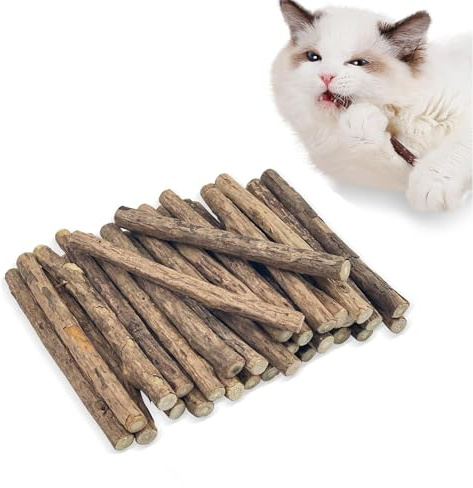 Lulullaby Bastoncini Erba Gatta Per Gatti, Cura Denti, Giocattolo Naturale Da Masticare, Pulizia Denti Per Gattino