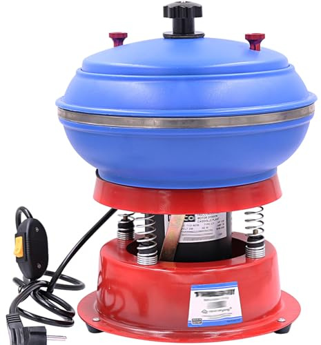 Lucidatrice per Gioielli Metalli Buratto Rotativo - Macchina polissage vibration, polisseuse vibrante à tambour per Gioielli Metalli Buratto Rotativo