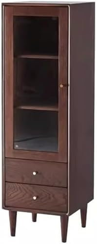 SHANYAYALI Weinregal, Weinschrank, Massivholz, TV-Seitenschrank, Eiche, Weinschrank, modern, minimalistisch, Wohnzimmer mit doppelter Schublade, Aufbewahrungsschrank, Weinregal (120 cm)