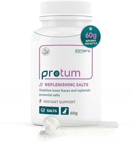 Zanipro Hund Elektrolyte – Rehydrierung & essentielle Salze, 60 g | Für Hunde nach Durchfall, Darmregeneration, Appetitanreger, schnelle & effektive Hydrierung, 60 Portionen