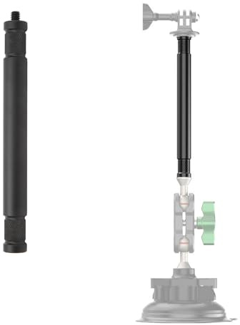 Varilla de extensión de Palo Selfie, Invisibles aleación de Aluminio trípode Monte monopodos de extensión con Hilo de 1/4 Pulgadas para cámaras SLR cámaras de acción