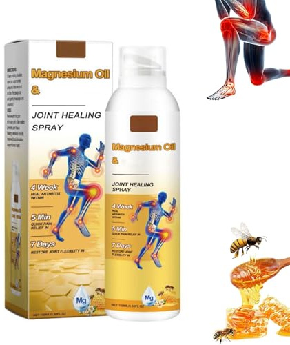 Bee 𝙑𝙚𝙣𝙤𝙢 Joint Healing Spray,Bee Pain Relief Spray,Magnesium Joint Spray,Bee Venom Arthritis Spray for Muscle and Joint Recovery (1)