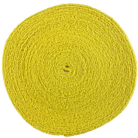 VICTOR Griffbänder FROTTEE-Grip Rolle Badminton, Squash und Tennis-Schläger, gelb, breit