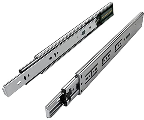 SOTECH 1 Paar Vollauszüge KV2-45-H45-L600-SC Höhe 45 mm Länge 600 mm | mit SoftClose Schubladenauszüge belastbar bis 45 Kg