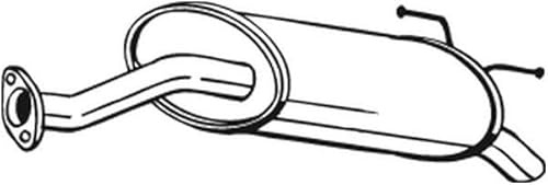 BOSAL Endschalldämpfer 163-391 | Kompatibel mit: HONDA CIVIC VII Hatchback