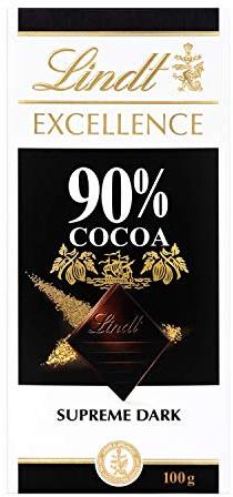 Lindt Excellence Intense Dark Cacao Schokoriegel, 100 g