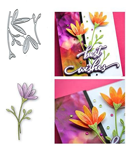 Stanzformen mit Blumenknospen, Metall, Blumenblätter, Hochzeitskarten, Stanzschablonen für DIY-Einladungen, Karten, Scrapbooking, Album, dekorative Prägepapier-Stanzformen, Kartenherstellung