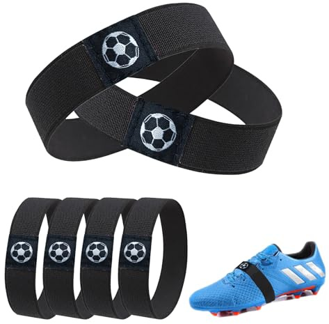 NICEIN 6 Stück Schnürsenkel Fixierband - Schnürsenkel Fixierband Fussball - Verhindern Dass die Fußballschuhe Sich Lösen - Triathlon Schnürsenkelhalter Geeignet für Sportschuhe Freizeitschuhe