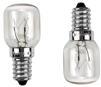 EVOGES Philips Oven Lamp SES E14 Small Edison Screw Pygmy Bulb, Pack of 2 (40.0, Watts)