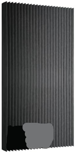 XUCZHAI Akustik Paneele 1/2 Packung 48x24x2 Keile Fliesen Akustikschaumstoff mit hoher Dichte Studioschallabsorption Schalldämmplatten Große Größe FüR Decken TüR Wanddekoration(1pc)