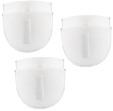 WLLHYF 3 paia di imbottiture per spalle da 1,5 cm di spessore, traspiranti, in spugna, per uomo e donna, oblique, spalle alte e basse, blazer, magliette