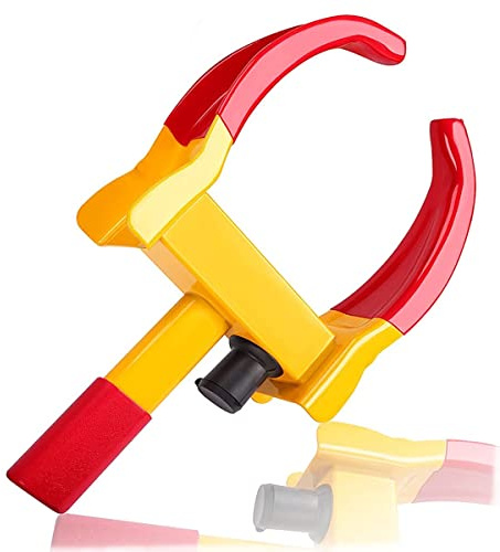 Lucchetto antifurto for pneumatici di rimorchi, resistente e robusto, con artiglio sicurezza for auto, for, furgoni, 9 fori regolabili 3 chiavi
