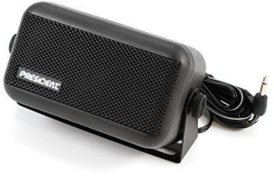 Externer Lautsprecher HP-2 für CB-Radio, Schwarz (Schwarz)