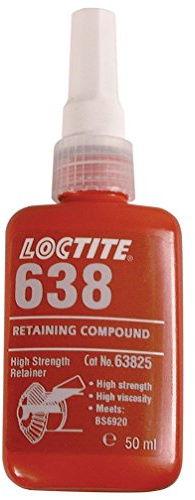 LOCTITE - BLOCCANTI 638 Alta resistenza, veloce Flacone 50 ml