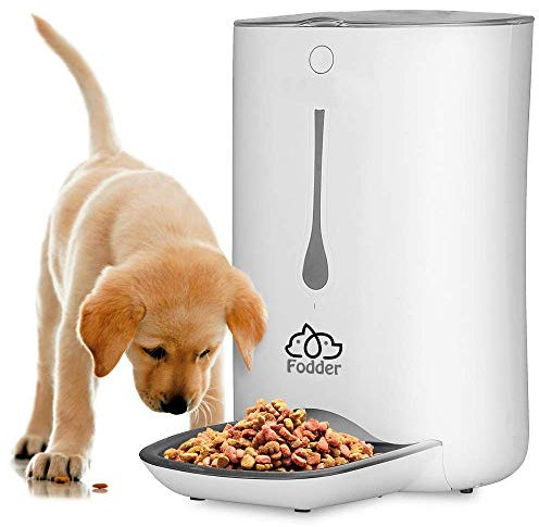 SereneLife Automatic Pet Feeder - Electronic Dogs and Cat Food Dispenser –Programmable Features for Portion and Weight Control and Meal Scheduling – Built-In Voice Recorder and Player