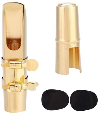 Vbestlife Bec 8C pour Saxophone Alto EB avec Coussinets pour Instruments de Musique