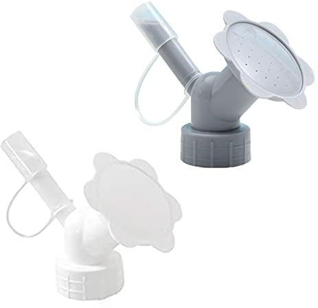 2 Pcs Bottle Top Sprinkler,2in1 Watering Top Sprinkling Head for Plastic Bottles Watering Can Head Gadget,DIY Small Watering Can Plant Waterers Bottle Top Waterers for Seed Seedling Garden Irrigation
