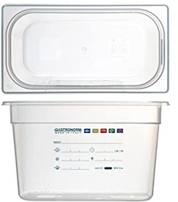 H&H Gastronorm in Polipropilene HACCP GN1/3 cm 32x17x20 h Made in Italy