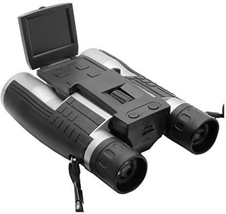 Binocolo della Fotocamera Digitale 12x32 Telescopio ad Alta Definizione Esterno del telescopio Multi-Funzionale di Registrazione Multi-Funzionale Binocolo 2 Display LCD