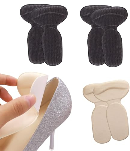 3 Paar Silikon Fersenschutz für Schuhe, Fersenpolster Pads, Anti-Rutsch-Schuhkissen, Einlagen Damen Pumps High Heels, High Heels Einlagen, High Heel Pads, Fersengriffe-Einlagen