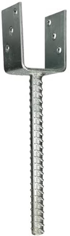 Wovar Pfostenträger zum Einbetonieren U-Form 60 x 100 x 91 Verzinkt - pro Stück